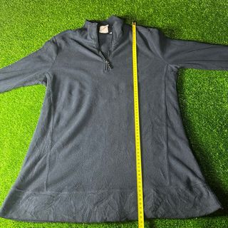 Forro Polar Champion Negro Media Cremallera