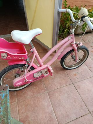 Bicicleta Niña Hello Kitty Rosa