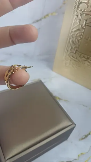 Pendientes Aro Pequeños Chapado Oro 18k