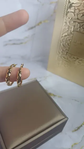 Pendientes Aro Pequeños Chapado Oro 18k