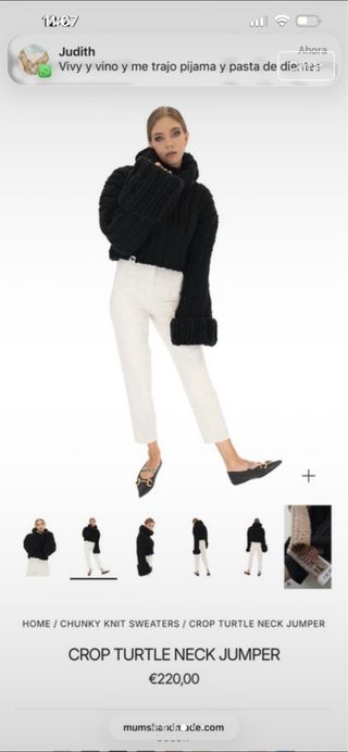 Jersey Cuello Cisne MUMSHANDE Talla Única