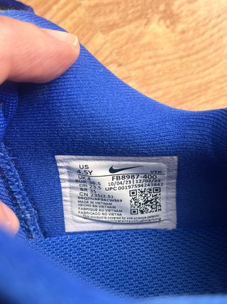 Nike Air Max niño azul/gris