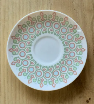 Juego Café Porcelana Vintage Santa Clara