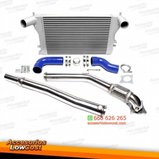 INTERCOOLER + DOWNPIPE PARA AUDI A3 SEAT LEON VW