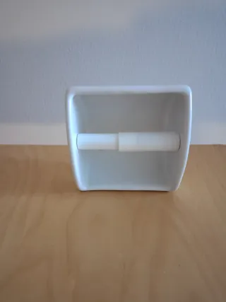 Accesorios baño vintage blanco