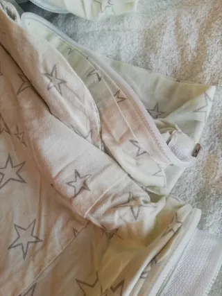 Juego sábanas cuna 130x80 cm estrellas
