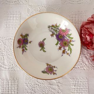 4 Cuencos Haviland Porcelana Flores Francia