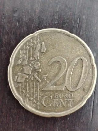 Moneda 20 céntimos Finlandia 2002