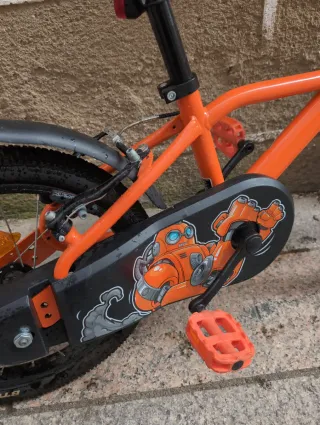 Bicicleta infantil naranja BTWIN