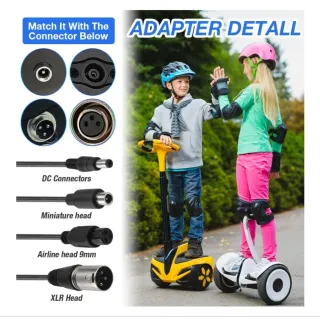 Cargador Patinete Eléctrico Hoverboard