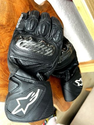 Guantes moto Alpinestars SP-2 cuero carbono