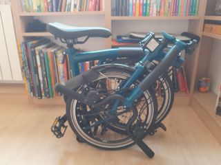 Brompton M6L Edizione Ocean Blue Nero