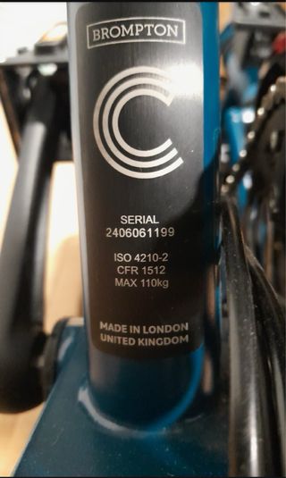 Brompton M6L Edizione Ocean Blue Nero