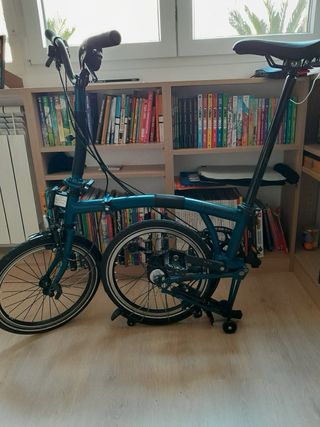 Brompton M6L Edizione Ocean Blue Nero