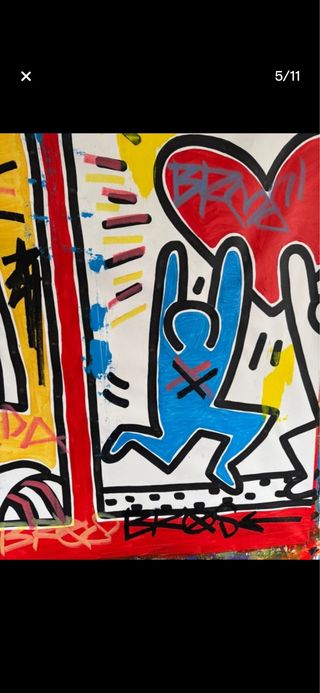 Cuadro Freda People - Haring XL
