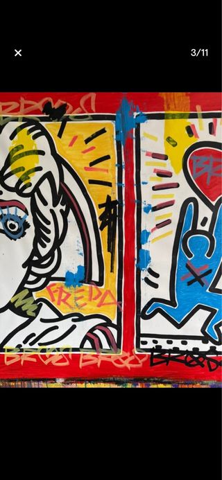 Cuadro Freda People - Haring XL