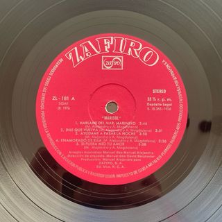 VINILO  MARISOL  1976    MUY BUEN ESTADO