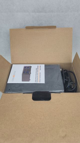 Caja Disco Duro RAID 2 Bahías con Ventilador