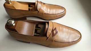 TORRETTI Mocassini Pelle N.1692 Beige/Marrone