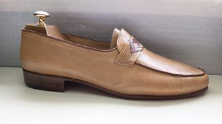 TORRETTI Mocassini Pelle N.1692 Beige/Marrone