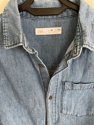 Camicia denim Zara bimbo tg 10 anni