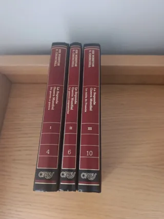 Libros segunda Guerra Mundial 3 libros