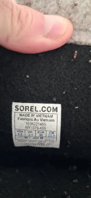 Botas Sorel Unisex de niño Azul/Negro Talla 36