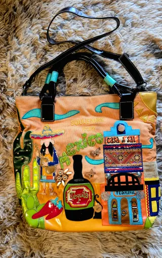 Bolso Braccialini bordado Souvenirs from Mexico