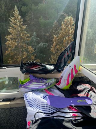 Pack Botas Fútbol Adidas Gama Alta Talla 44.5