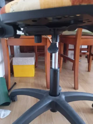 Silla de oficina con estampado