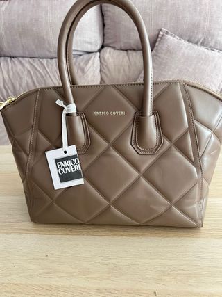 Bolso Enrico Coveri Mujer Beige/Marrón