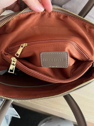 Bolso Enrico Coveri Mujer Beige/Marrón