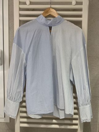 Camisa Zara rayas lazo