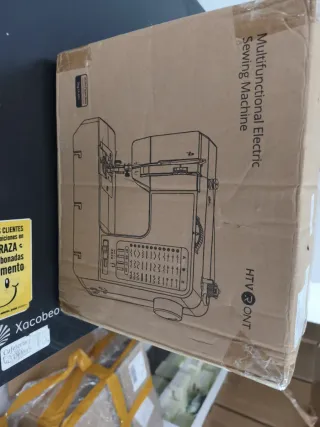 Máquina de coser eléctrica multifunción