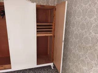 Armario antiguo madera blanco