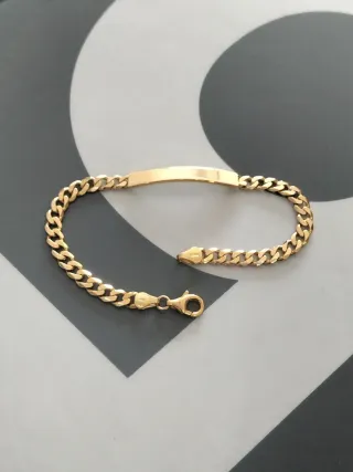 Pulsera de oro para hombre nueva