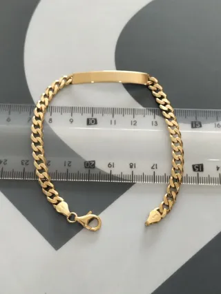 Pulsera de oro para hombre nueva