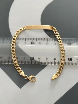 Pulsera de oro para hombre nueva