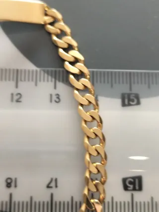 Pulsera de oro para hombre nueva