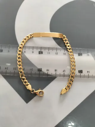 Pulsera de oro para hombre nueva