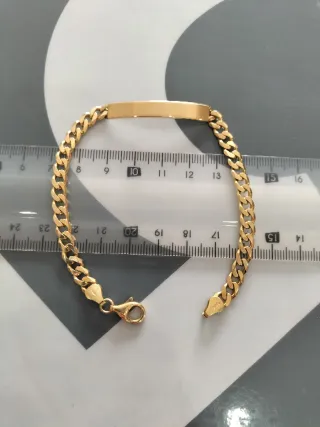 Pulsera de oro para hombre nueva