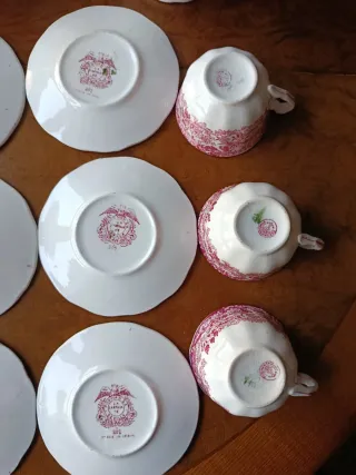 Juego de café La Cartuja porcelana