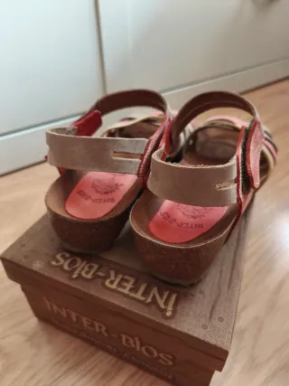 Sandalias INTER-BIOS Piel Talla 38 Multicolor