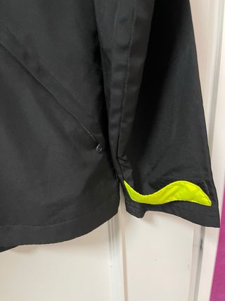 Cortavientos Kalenji Negro/Amarillo Talla L