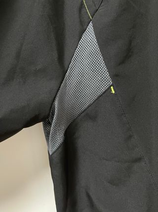 Cortavientos Kalenji Negro/Amarillo Talla L