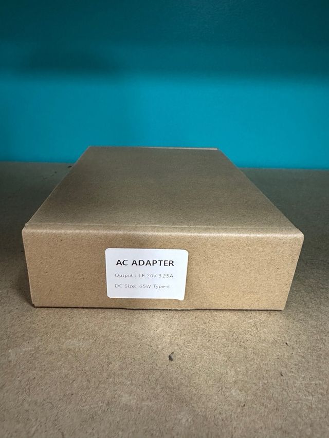 Cargador Lenovo 20v 3,25a clavija Tipo C 65W