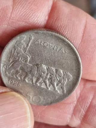 Moneta 50 Centesimi Vittorio Emanuele III 1925