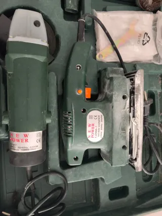 Maletín radial y lijadora