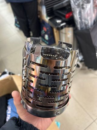 Calentador Mini DUTTY Acero para Acampar