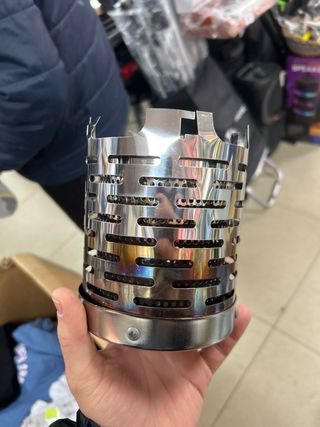 Calentador Mini DUTTY Acero para Acampar